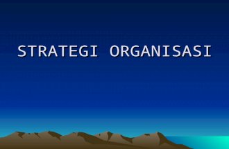 Minggu Ke 7 Strategi Organisasi