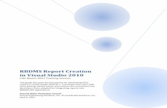 Creating Reports in VS 2010