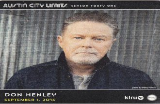 Don Henley - Austin City Limits