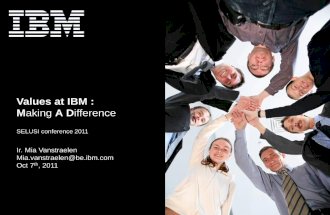 IBM Values at Work