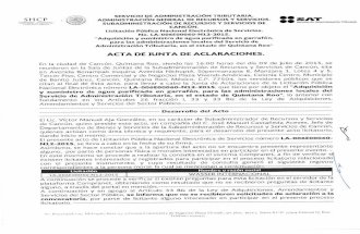 Acta Junta de Aclaraciones LA-006E00060-N12-2015