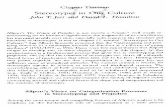 Jost & Hamilton (2005) Stereotypes in Our Culture