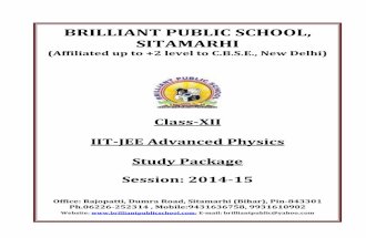 Doc 126 B.P.S. XII Physics IIT JEE Advanced Study Package 2014 15