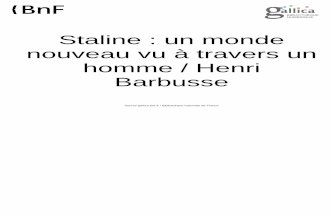Henri Barbusse Staline