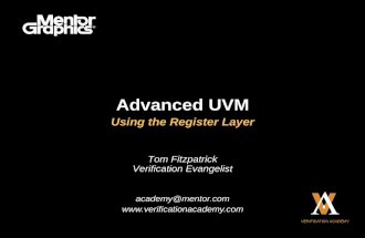 Module Advanced Uvm Session9 Using the Register Layer Tfitzpatrick