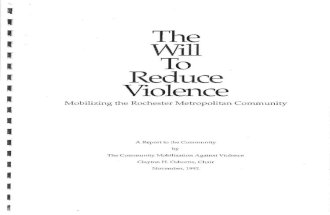 1992 Community Mobilization Against Violence Report