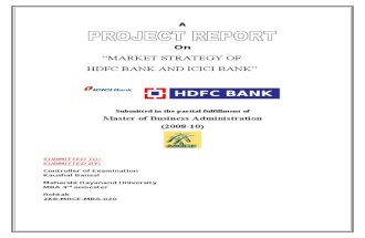 40410388 Market Strategy of Hdfc and Icici Bank
