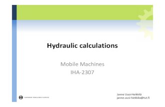 Hydraulic Calculation Examples