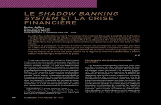 La Documentation Française - Shadow Banking
