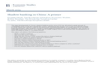Shadow banking in China