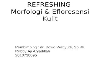 Refreshing Morfologi Dan Efloresensi Kulit