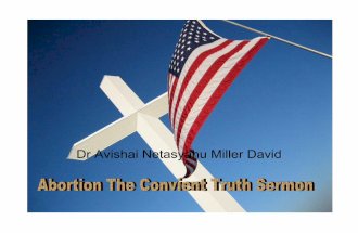 Abortion the Covienient Truth Sermon