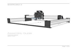Shapeoko 3 - Assembly Guide