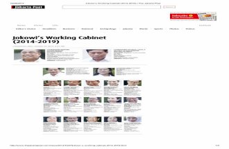 Jokowi’s Working Cabinet (2014-2019) _ the Jakarta Post