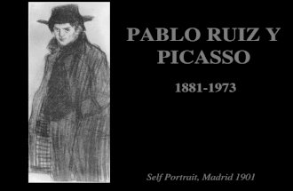 PABLO RUIZ Y PICASSO Self Portrait, Madrid 1901 1881-1973.