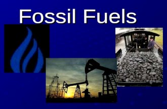 Fossil Fuels. What are Fossil Fuels ? What creates them ? Three main types of Fossil Fuels A combustible material created naturally beneath Earths surface.