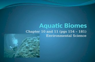 Chapter 10 and 11 (pgs 154 – 181) Environmental Science.