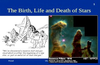 The Birth, Life and Death of Stars Prasad 1 U6_StarLife.