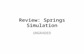 Review: Springs Simulation UNGRADED. Enter 1 1.Enter answer text...0 Non-Response Grid Countdown 10.