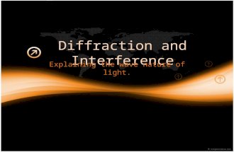 Diffraction and Interference Explaining the wave nature of light.
