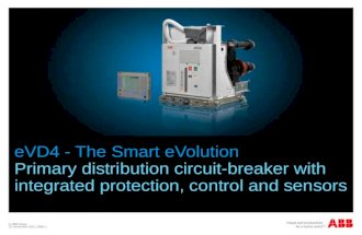 © ABB Group 7. Mai 2015 | Slide 1 eVD4 - The Smart eVolution Primary distribution circuit-breaker with integrated protection, control and sensors.