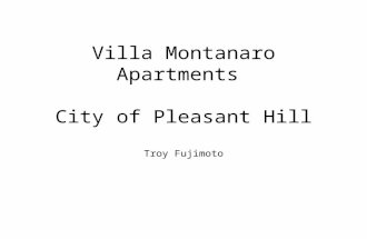 Villa Montanaro Apartments City of Pleasant Hill Troy Fujimoto.