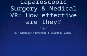 What is laparoscopic surgery?  Laparoscopic surgery (minimally invasive surgery) is the performance of surgical procedures with the assistance of a video.