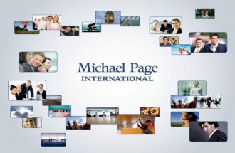 Michael Page International – Russia By: Charles Gout, Consultant – Sales and Marketing - Michael Page International charlesgout@michaelpage.ru Tel: +7.