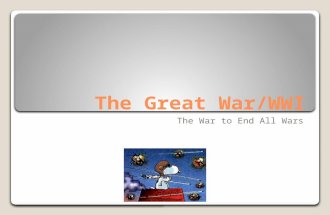 The Great War/WWI The War to End All Wars Prior to WWI Germany, Austria-Hungary, and Italy formed and alliance. What was it called??