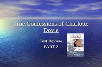 True Confessions of Charlotte Doyle Test Review PART 2.
