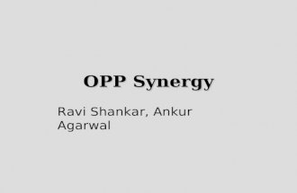OPP Synergy Ravi Shankar, Ankur Agarwal. Desired Design Flow/Methodology and implementation time: Requirements Co-DesignCo-DevelopmentVirtual Radio Design.