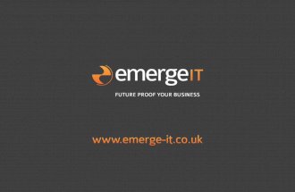Priority Mobile Solutions – Stepping away from the keyboard... eMerge offers a range of mobile solutions to meet the different connectivity requirements.