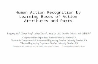 Human Action Recognition by Learning Bases of Action Attributes and Parts.