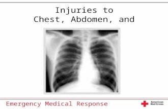 Emergency Medical Response Injuries to Chest, Abdomen, and Genitalia.