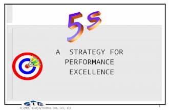 2000, QualityToolBox.com, LLC, all rights reserved 1 A STRATEGY FOR PERFORMANCE EXCELLENCE.