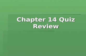 Chapter 14 Quiz Review. Question #1 Q: What is mechanical weathering? A: Process by which rocks are broken down into smaller pieces by physical means.