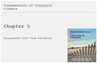 Fundamentals of Corporate Finance Chapter 5 Discounted Cash Flow Valuation.