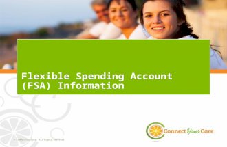 © ConnectYourCare. All Rights Reserved. Flexible Spending Account (FSA) Information.