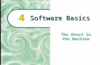 Software Basics The Ghost in the Machine 4.  2001 Prentice Hall4.2 Chapter Outline Processing with Programs Software Applications: Tools for Users System.