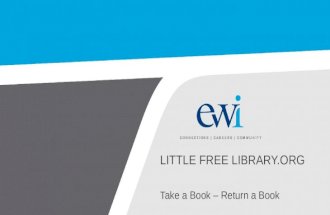 Take a Book – Return a Book LITTLE FREE LIBRARY.ORG.
