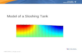 Model of a Sloshing Tank. Background Oil tankers and transport trucks are two examples where sloshing can occur within a tank. If sloshing is too extreme,