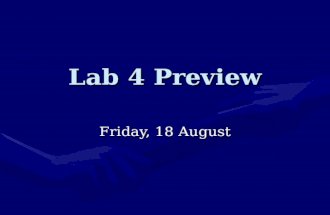 Lab 4 Preview Friday, 18 August. SEQUENTIAL CIRCUITS Design Using Flip-flops Review of Digital I.