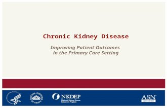 Chronic Kidney Disease Improving Patient Outcomes in the Primary Care Setting.