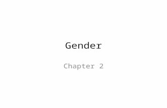 Gender Chapter 2. Discussion Outline 1.Terminology of Gender Studies 2.Theories of Gender Role development 3.Socialization Agents and Gender 4.Consequences.