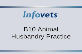 B10 Animal Husbandry Practice. Lesson Outline  Vaccination Practices  Dead Vaccines  Injections Given to Livestock  Proper Sanitation Procedures for.