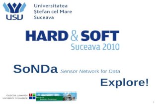 SoNDa Sensor Network for Data Explore! 1. SoNDa Sensor Network for Data Explore! KEYWORDS Wireless Sensors Communication 2.