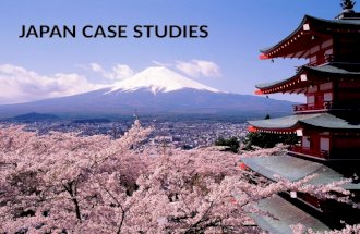 JAPAN CASE STUDIES. POPULATIONS IN TRANSITION: AGEING POPULATION.