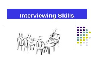 Interviewing Skills. Goals for Interview Introduce & Sell Yourself Who are you? Skills and Strengths Unique Marketable Qualities Sell the Job Interviewer’s.