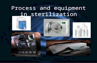Process and equipment in sterilization. Tool preparation and presoak *We prep all implants used in any given procedure by placing them under running water.