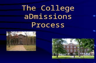The College aDmissions Process. How Many Schools To Apply To No “right” number “Diversify” you applications “Safe” schools “Match” schools “Reach” schools.